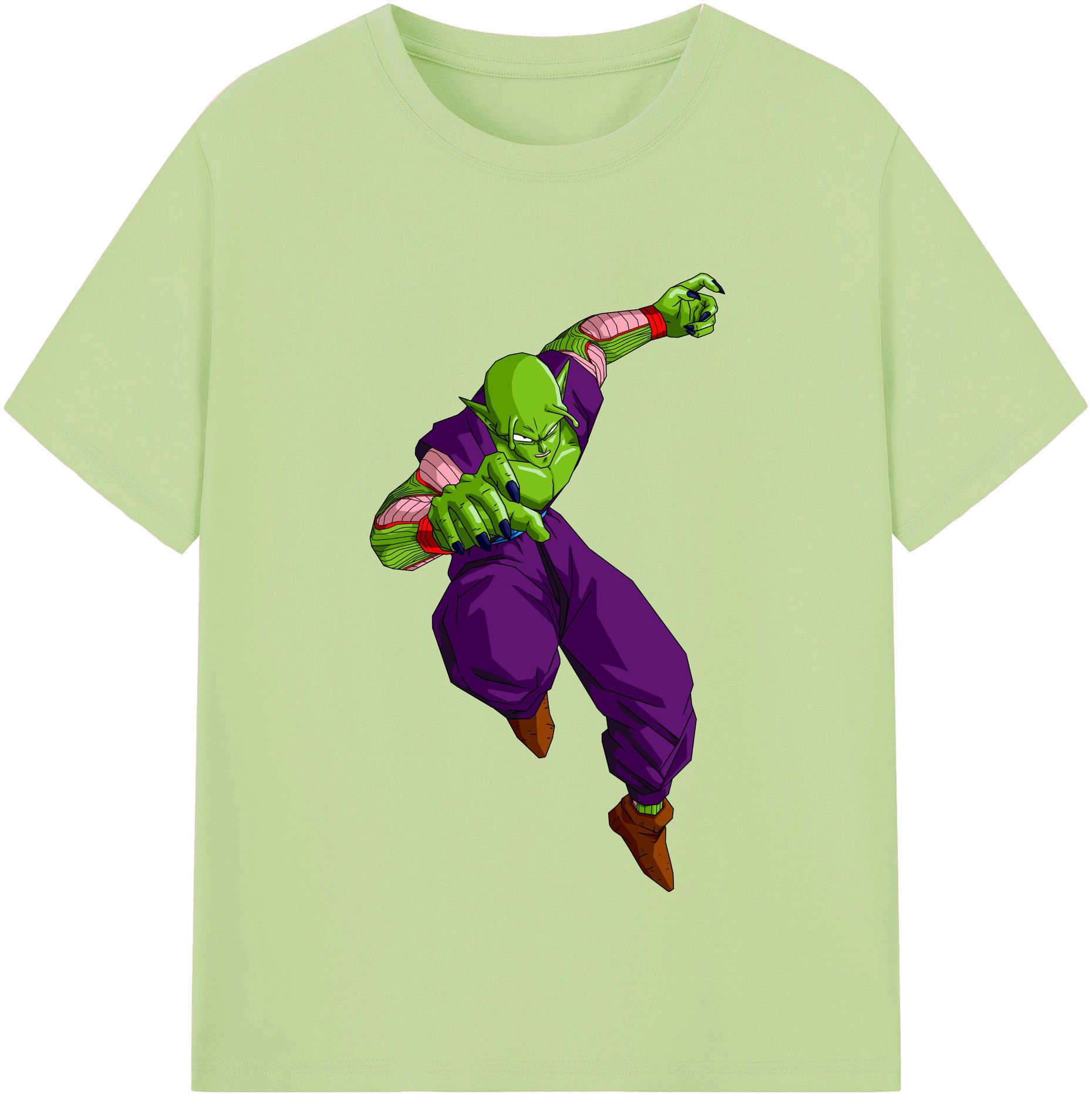 （画像用） ドラゴンボール ピッコロ DRAGON BALL Piccolo 綿100％半袖Tシャツ（フロントプリント）